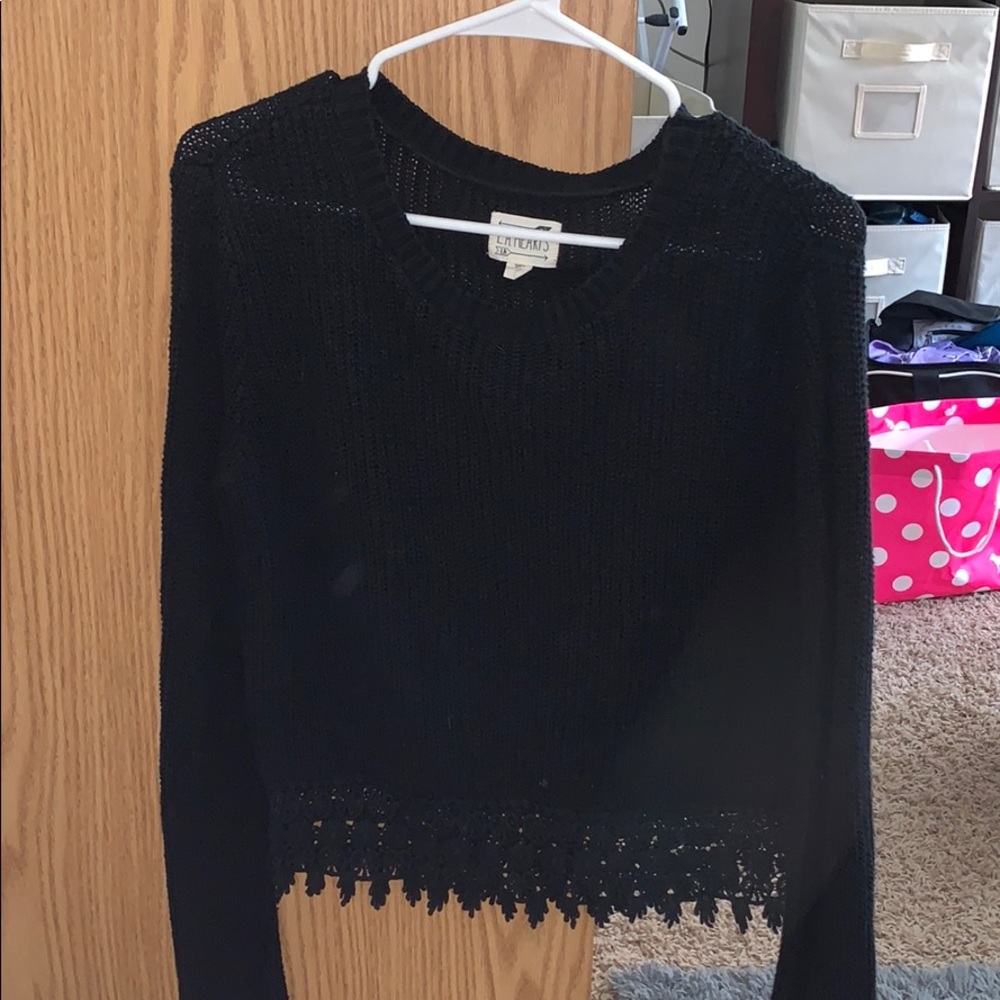 Black LA Hearts sweater